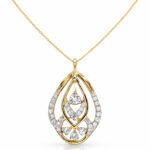 trending teardrop pendant necklace