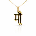 Diamond sleek Maa Pendant