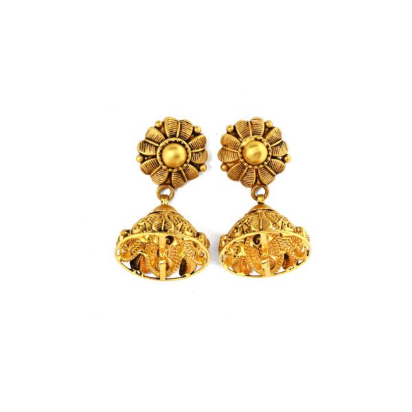 PLAIN ANTIQUE JHUMKI