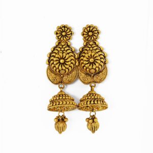 PLAIN ANTIQUE JHUMKI