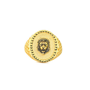 GENTS LION RING