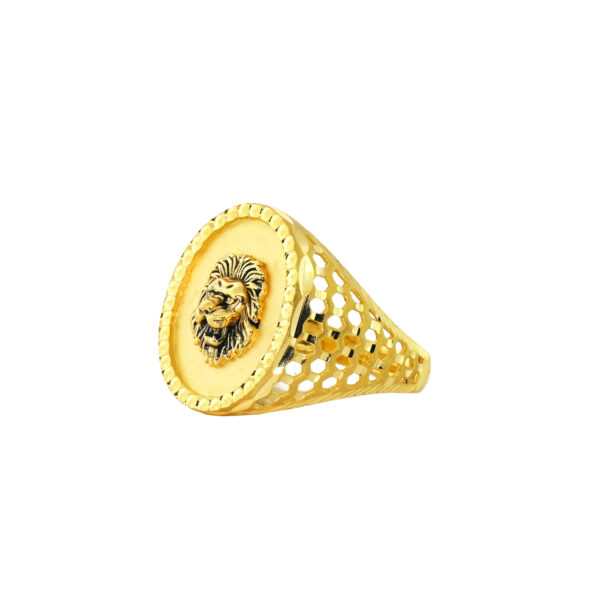 GENTS LION RING