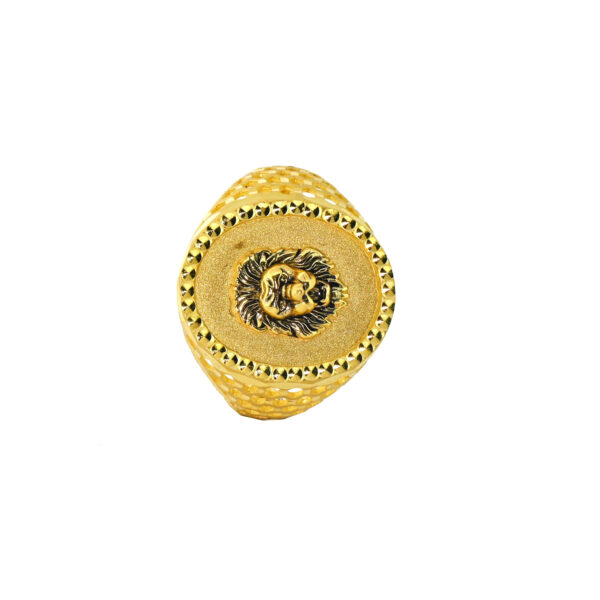 GENTS LION RING