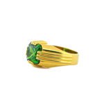 GREEN STONE RING