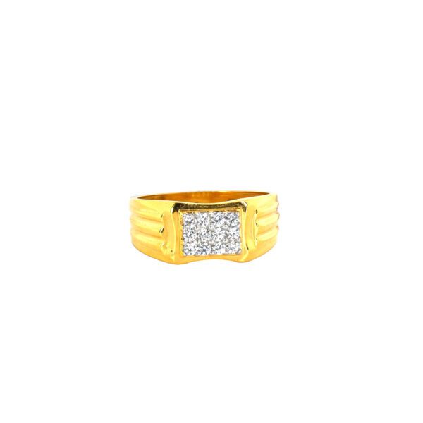 GENTS RING ZIRCON