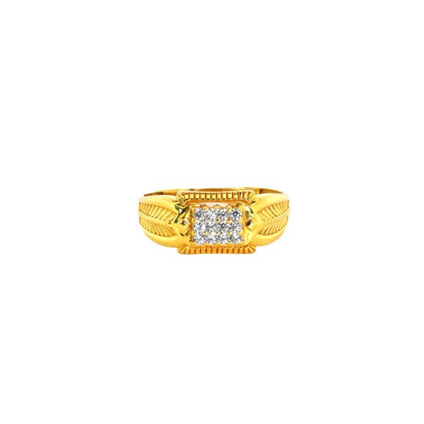 GENTS RING ZIRCON