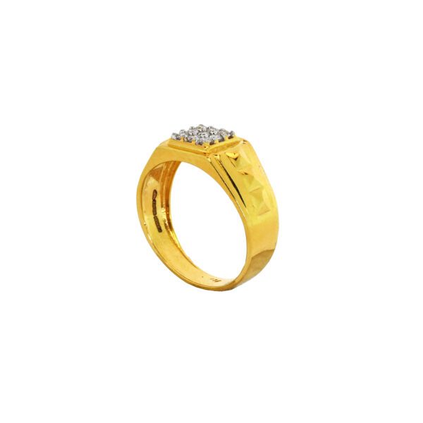 GENTS RING ZIRCON