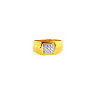 GENTS RING ZIRCON