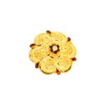 COCTAIL ROUND YELLOW RING