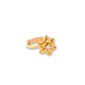 LADIES FLOWER ADJUSTABLE RING