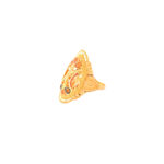 PLAIN YELLOW MEENKARI RING