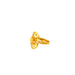 PLAIN CASTING RING WITH FLOWER