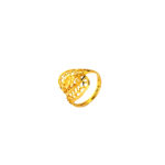 PLAIN CASTING RING WITH FLOWER