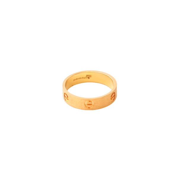 CARTIER LOOK GOLD RING