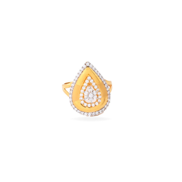 DEWDROP HALO RING