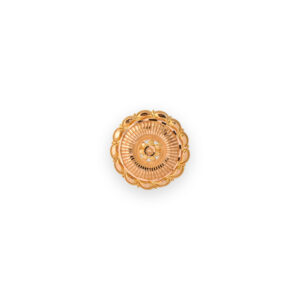 Delicate Flower-Inspired 22KT Gold Ring