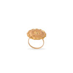 Delicate Flower-Inspired 22KT Gold Ring