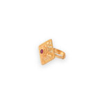 SQUARE SHAPED FILIGREE MOTIF RING