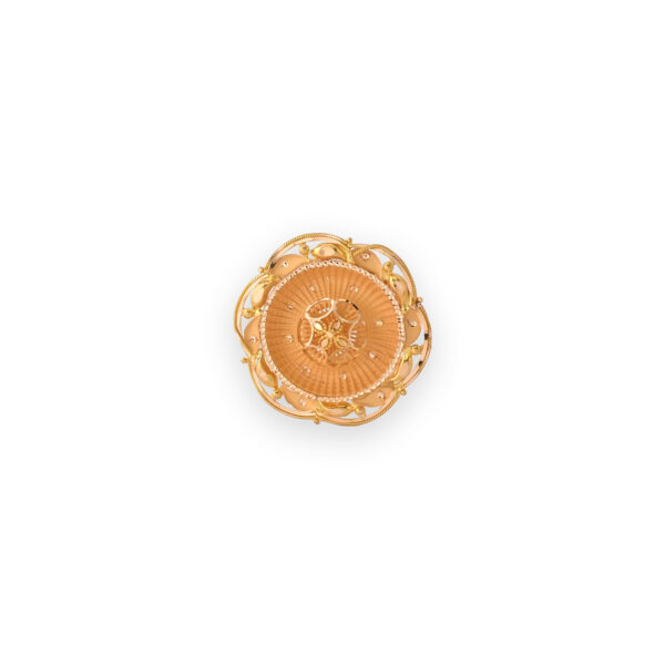 RADIANT FLORAL GOLD RING