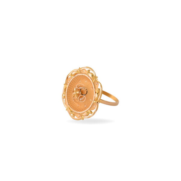 RADIANT FLORAL GOLD RING