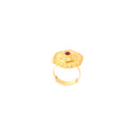HAXAGON SHAPE COCTAIL RING