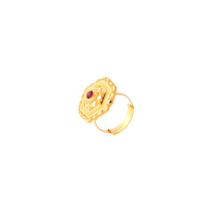 HAXAGON SHAPE COCTAIL RING